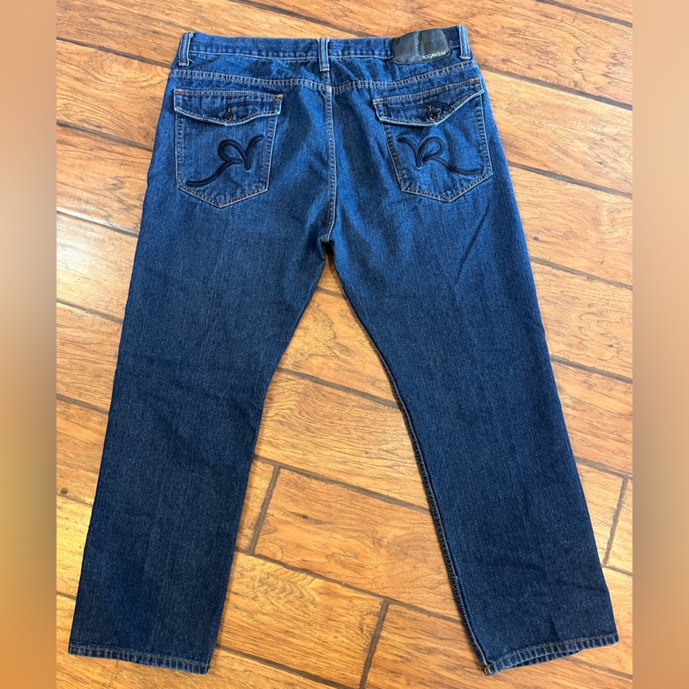 RocaWear jeans mens fit 41x31 (tag 44x34) blue baggy straight Y2K hiphop Classic